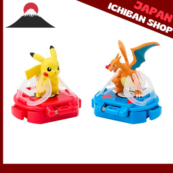 【จากประเทศญี่ปุ่น】 Pokemon Mon Colle Battleze Pikachu VS Lizardon