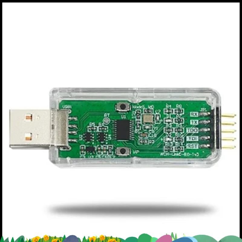 Super WCH LinkE ดาวน์โหลดออนไลน์ Debugger รองรับ WCH RISC-V สถาปัตยกรรม MCU/SWD อินเทอร์เฟซ 1 พอร์ตอ