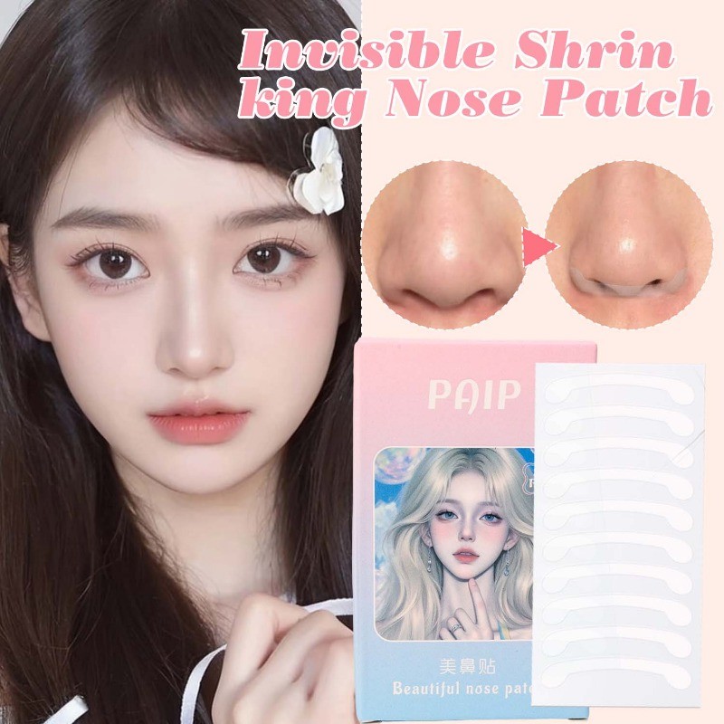 แผ่นแปะจมูกที่มองไม่เห็น 60 ชิ้น – Adhesion กันน้ําและกันเหงื่อ, การออกแบบระบายอากาศโปร่งใสสําหรับใช้ทุกวัน/กีฬา, สารละลายสร้างจมูกทันที ราคา ถูกที่สุด ดีลบีเคเค แกลเลอรีภาพที่ 2