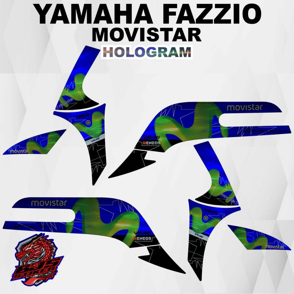สติ๊กเกอร์ Fazzio - FAZZIO MOVISTAR 1 HOLOGRAM สติ๊กเกอร์รายการที่คาดหวัง