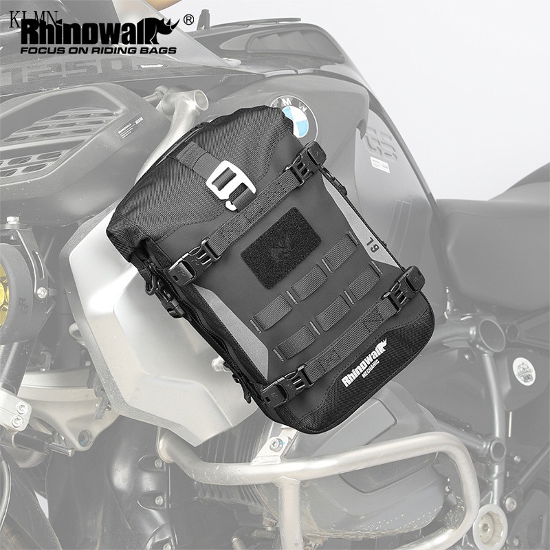 Rhinowalk Mechanic Series-กระเป๋ากันน้ํารถจักรยานยนต์ Crash Bar Bag 6L UHHD