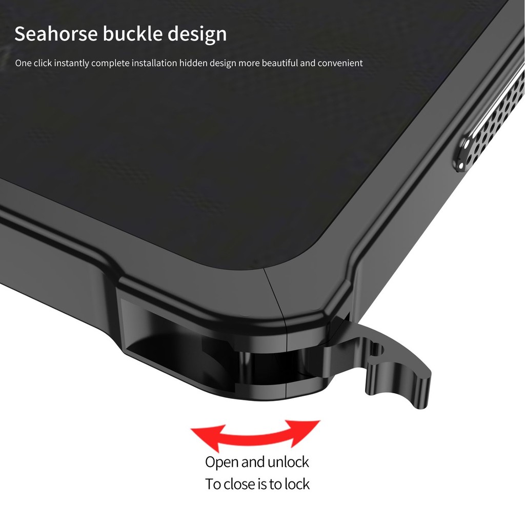 เคสโทรศัพท์โลหะบางเฉียบสําหรับ Sony xperia 1 VI VII การกระจายความร้อนกรอบเปลือยสแตนเลส Seahorse หัวเข็มขัดการออกแบบเคสป้องกัน - รูปที่ 2