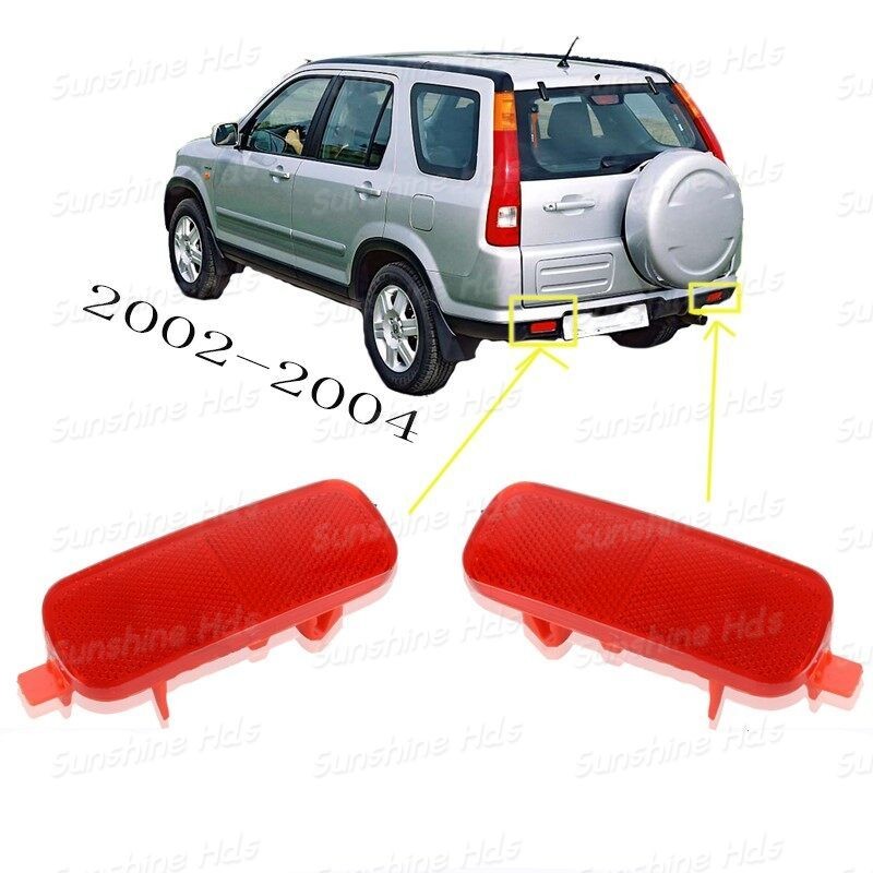 ด้านหลังกันชน Reflector สําหรับ HONDA CRV S9A 2002 2003 2004 ด้านหลังเบรคไฟท้ายสําหรับ CRV RD5