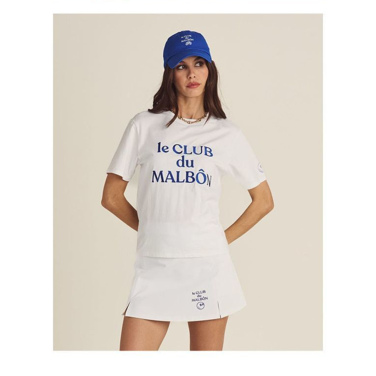 เสื้อโกล์ฟ Malbon กันเหงื่อแห้งไวสำหรับกีฬากลางแจ้ง ไซส์ All-Match