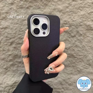 เคสไอโฟน 11สำหรับ IPhone 17 air 13 11 16 15 14 12 Pro Max 15 16 6 6S Plus XR X XS SE 2 3 เคสหนังคู่รักสีสันสดใสเรียบง่าย