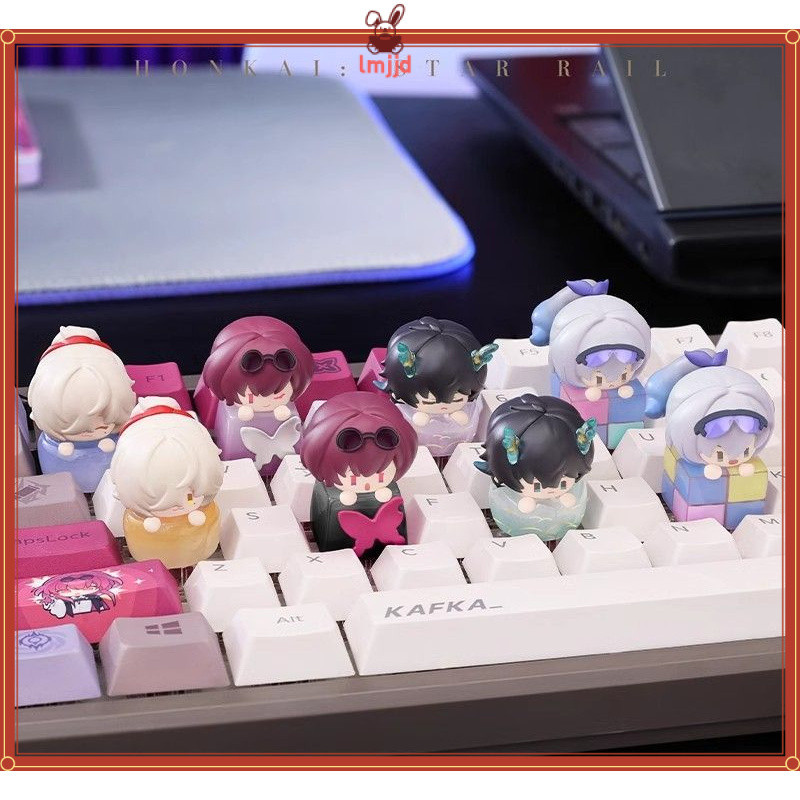 MiHoYo ผลกระทบ Honkai: Star Rail First Edition Keycaps miHoYo Jing Yuan Kafka Silver Wolf