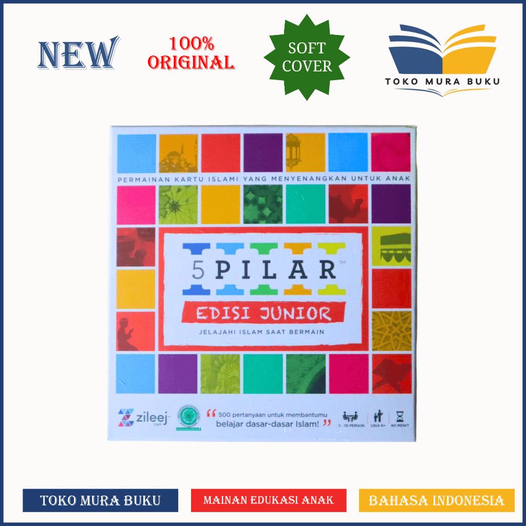 BESTSELLER Scientific Boardgame 5 Pillars Junior Edition (การเล่นอิสลาม Wisdom While)