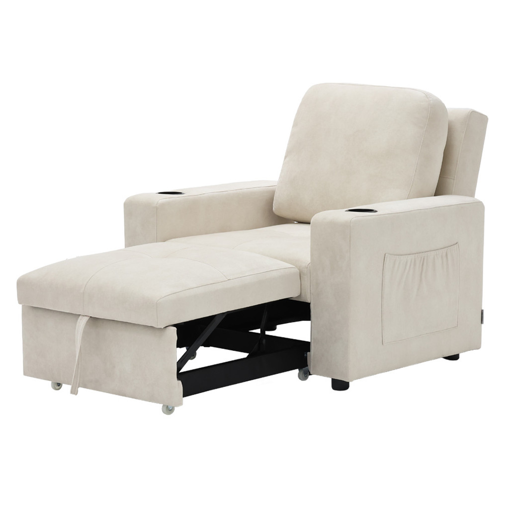 SB Design Square โซฟาเบด 1 ที่นั่ง รุ่น Reindeer - PET  สีครีม (104x100x94 ซม.)  แบรนด์ SOFA SOLUTIONS รูปที่ 4