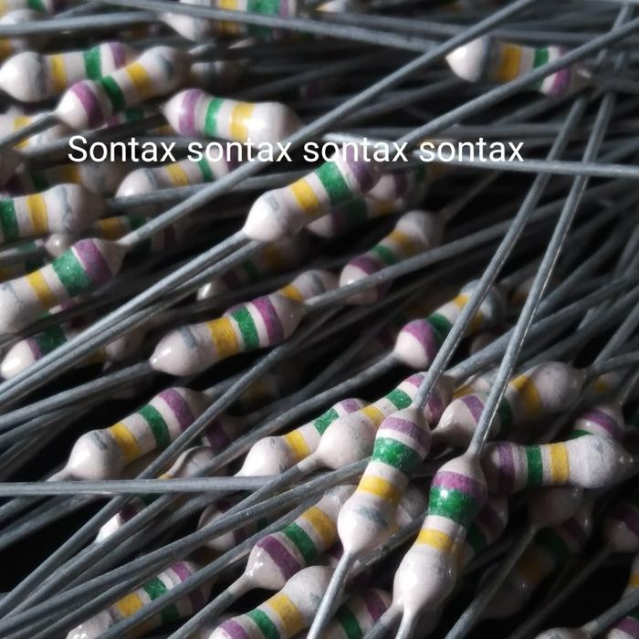 (READ DESCRIPTION!!) 750k 750 k 7 5 0 k โอห์ม 1/4w ตัวต้านทาน werstan made in japan audio RF