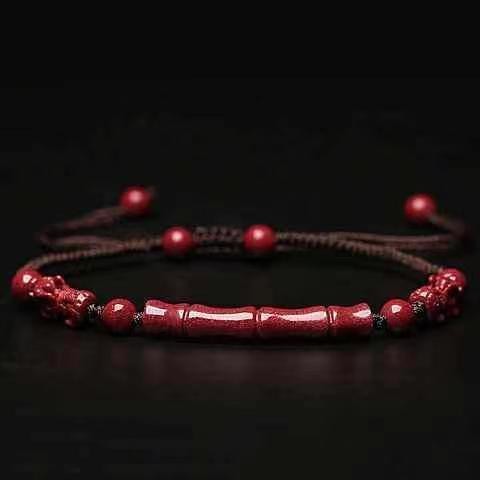 Cinnabar bracelet anklet bracelet Purple gold sand hand rope bracelet for men and women