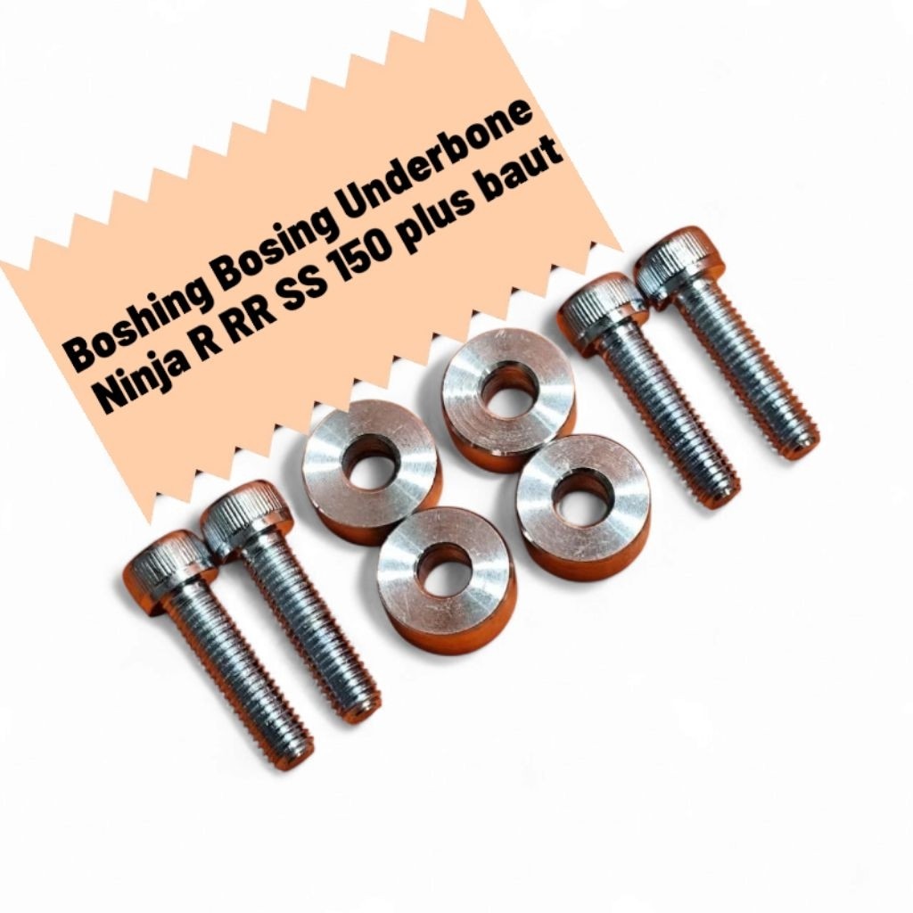 Bushing Bsing Underbone Ninja R RR SS 150 plus สลักเกลียวสามารถใช้สําหรับ BPro VND WE3 Racing
