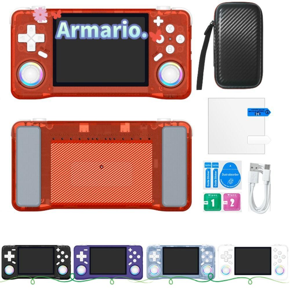 ARMARIO XF35H เกมคอนโซลมือถือ หน้าจอ iPS ขนาด 3.5 นิ้ว 4000mAh เกม|จอยสติ๊กคู่มืออาชีพ 1GB + 8GB RAM