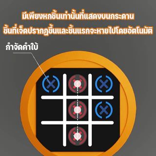 COD สมาร์ท Tic-Tac-Toe 4-in-1 กล่องเกมปัญญาสําหรับเด็กของเล่นครอบครัวเกมกระดานการฝึกอบรมหน่วยความจําและโฟกัส