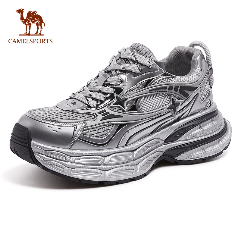 CAMEL SPORTS รองเท้าพื้นหนา สำหรับทุกเพศ เพิ่มความสูงในสไตล์แฟชั่น