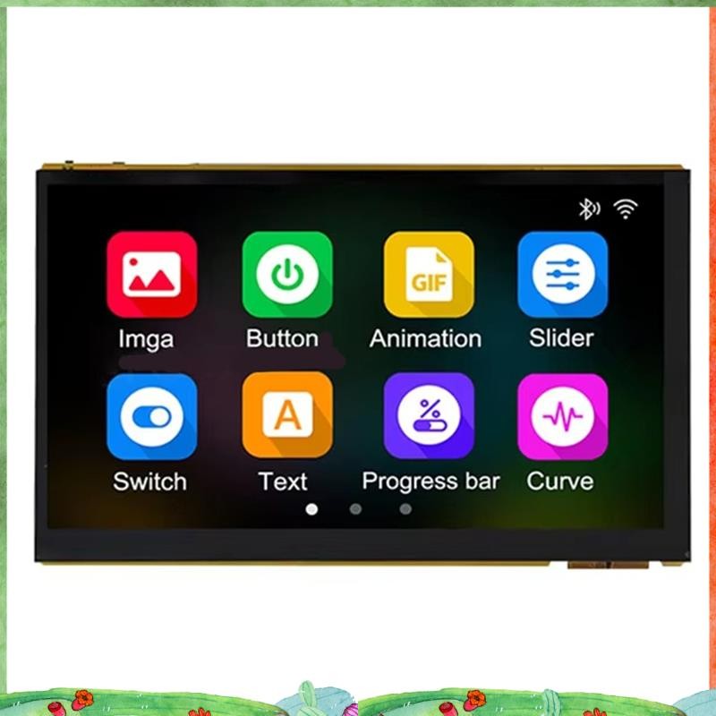 ESP32 P4 บอร์ดพัฒนา 7 นิ้วจอแสดงผล 7 นิ้ว TouchScreen Onboard ESP32-C6/กล้อง-พอร์ต/ลําโพง-พอร์ต