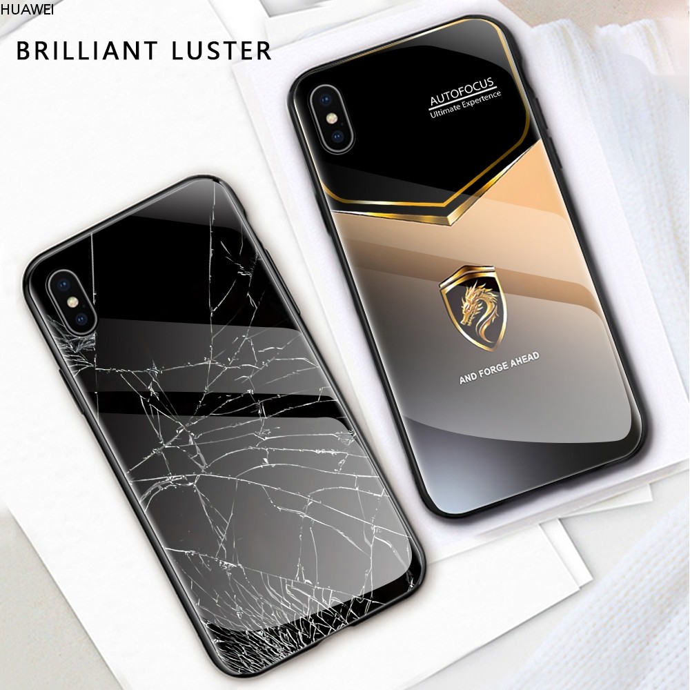 Huawei Y9 P30 P20 Honor X6B X7B X9B Pro Prime 2019 4G 5G เคสหัวเว่ย Glass Case