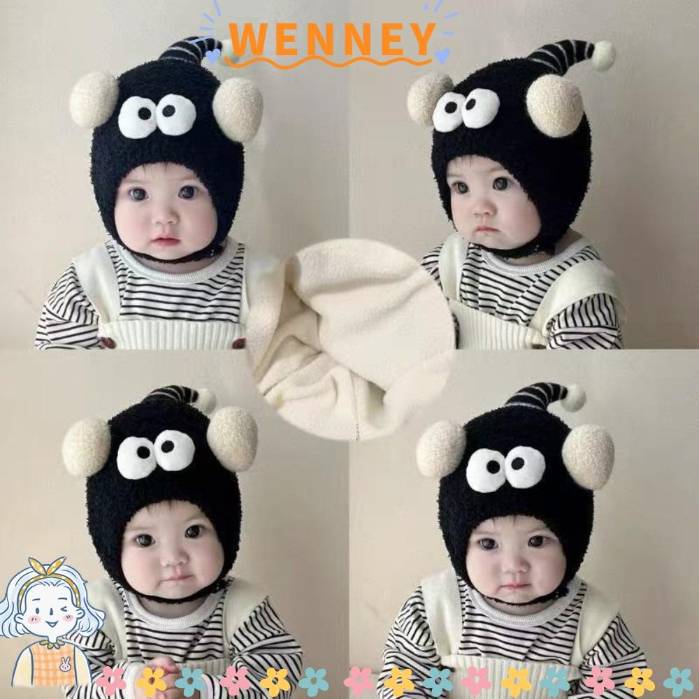 หมวกถักเด็ก แบบพิเศษป้องกันลมหนาว มีหูให้ความอบอุ่นและน่ารัก