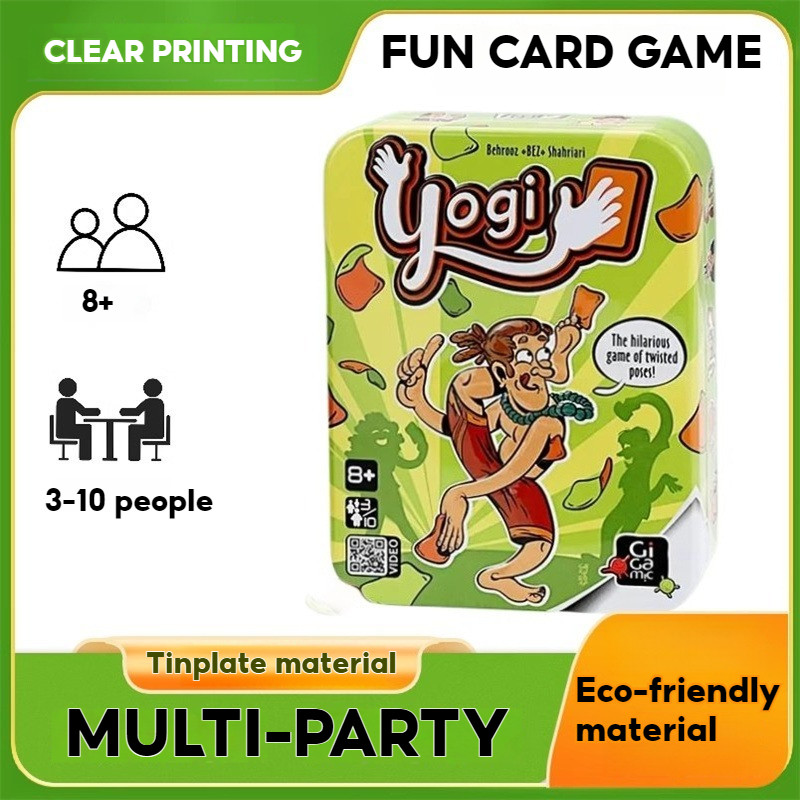 เกมกระดานโยคะไทย Boardgame เกมปาร์ตี้ เกมไพ่โยคะ เกมโต๊ะสำหรับเด็กและผู้ปกครอง