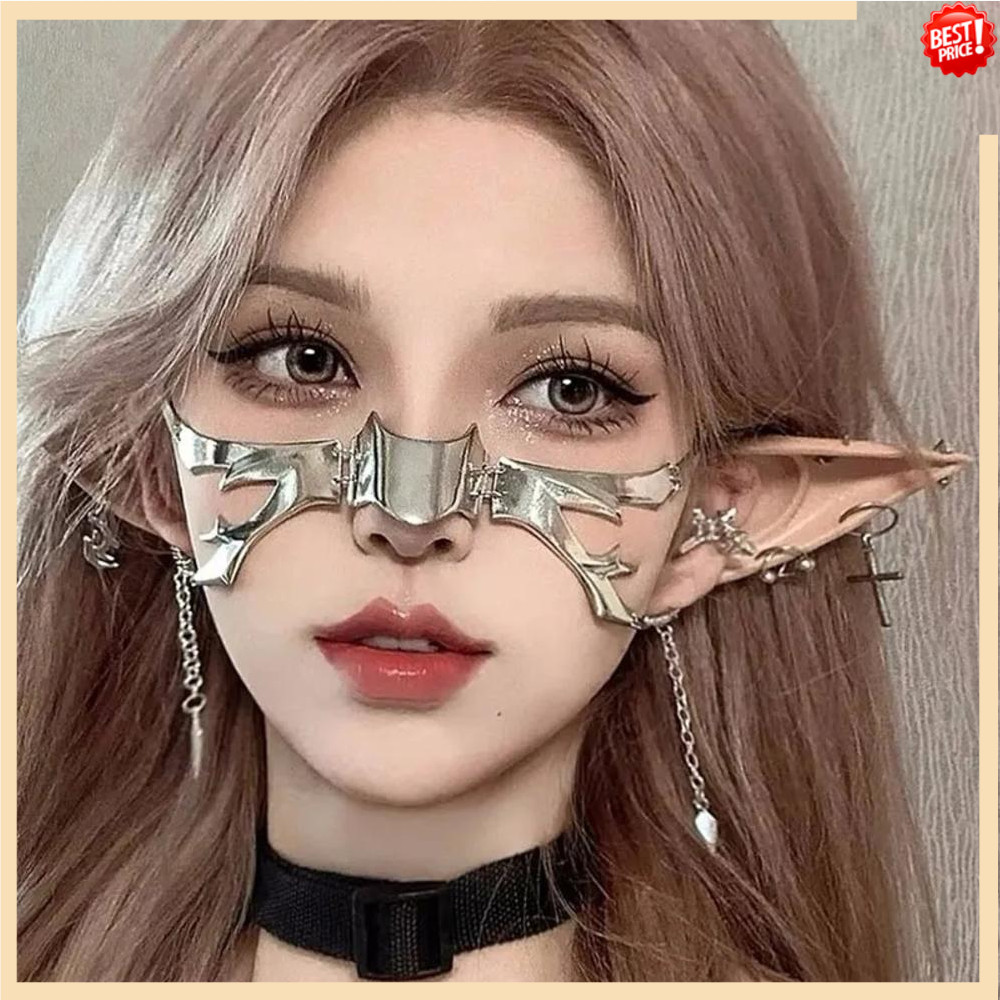 ใหม ่ Mechanical Bloodblade Power หูฟัง Alien Face เครื ่ องแต ่ งกายฮาโลวีนหน ้ ากากแหวนริมฝีปากสําหรับผู ้ ชายและผู ้ หญิง