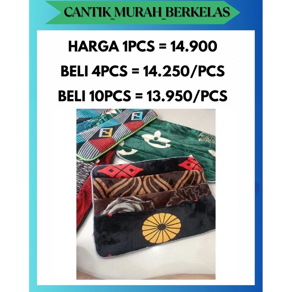 LOKAL CMB MALAYSIAN ANTI-SLIP DOORMAT PREMIUM QUALITY FOOTWEAR ผลิตภัณฑ์ท้องถิ่น