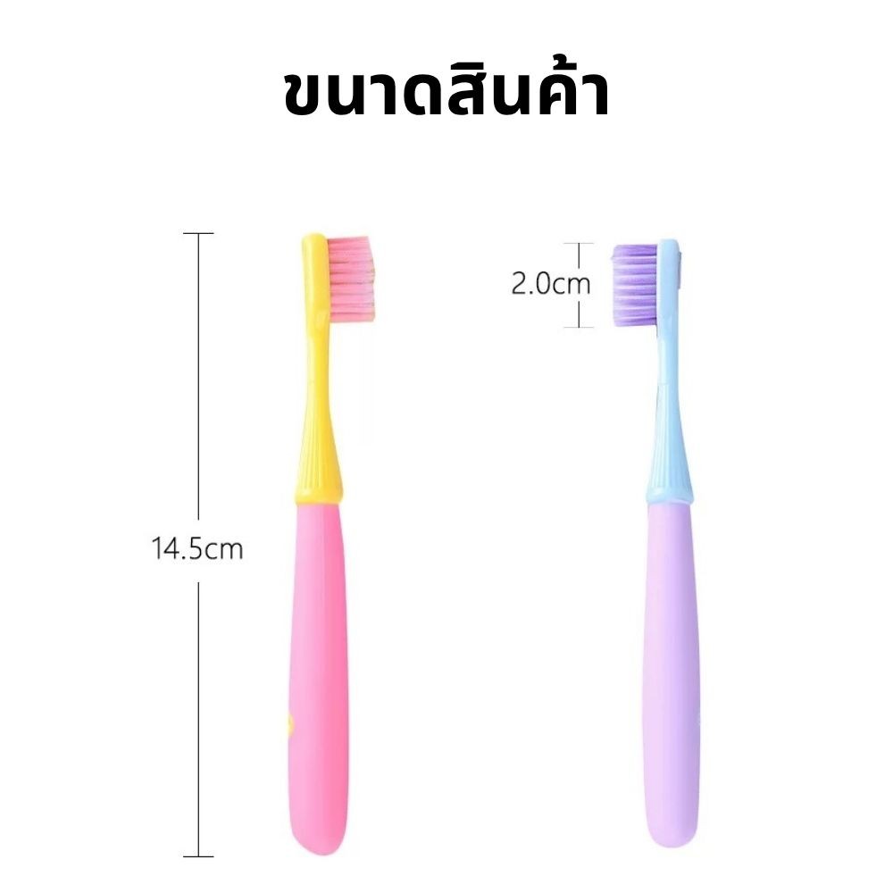 6pcsแปรงสีฟันเด็ก แปรงสีฟัน สำหรับเด็ก เส้นใย แปรงสีฟันขนนุ่ม แปรงสีฟันเด็กเล็ก แปรงสีฟัน อายุ3-12ขวบ ปกป้องสุขภาพฟันของ ราคา ถูกที่สุด ดีลบีเคเค แกลเลอรีภาพที่ 6
