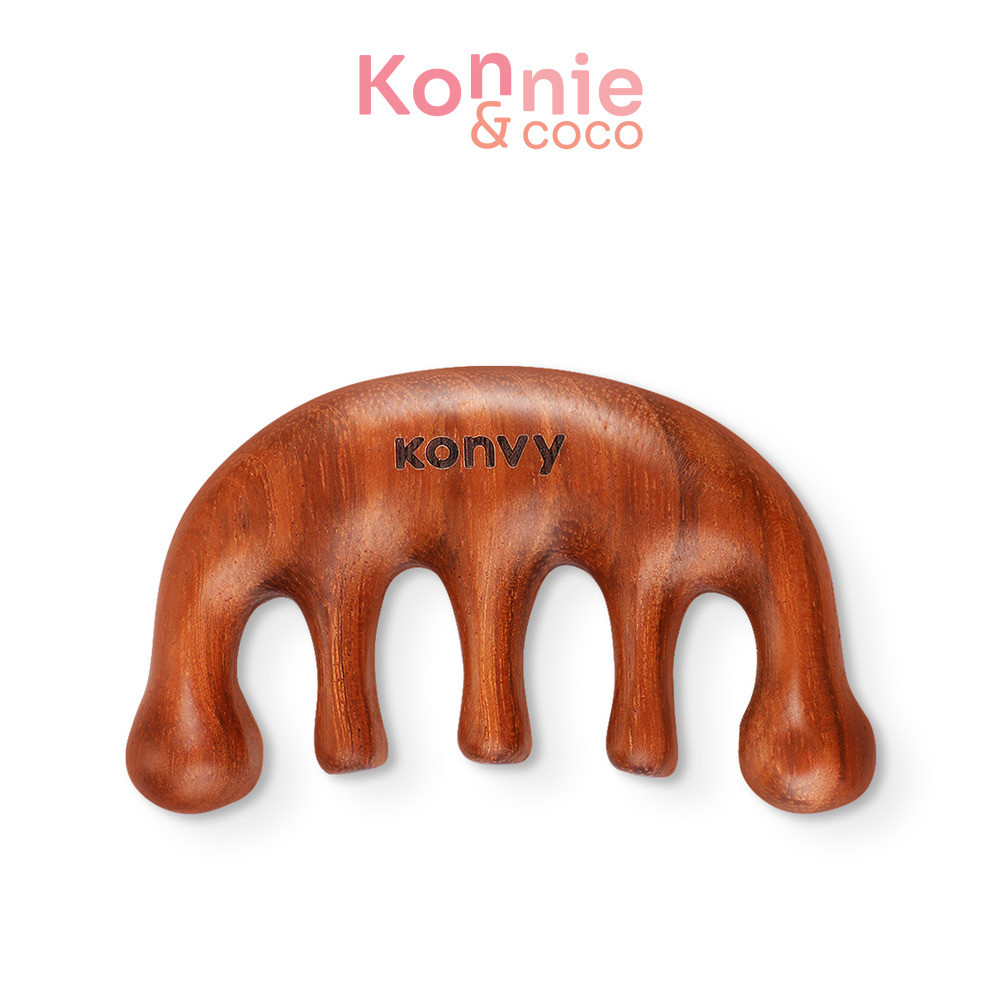 Konvy Wooden Scalp Massage Comb หวีไม้ สำหรับนวดศีรษะ.