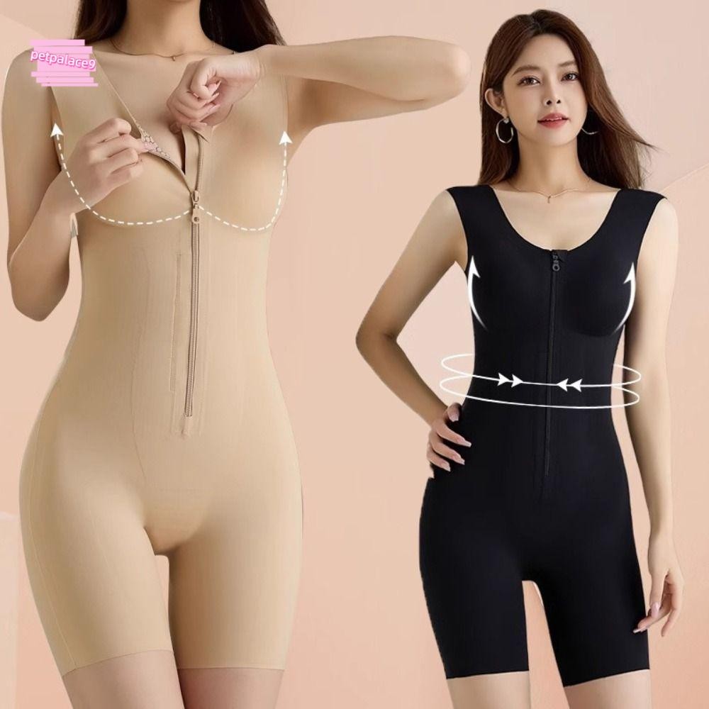 PETPALACE9 หลังคลอด Body Shaper, Butt Lifting Seamless Buttlifter บอดี้สูท Breathable Belly Contracting Push Up Tummy Control Jumpsuits โยคะ