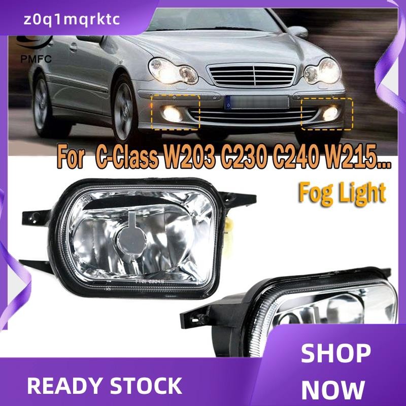 z0q1mqrktc 1 คู่กันชนหน้าไฟตัดหมอกสําหรับ - W203 C320 &SLK230 2001-2004 2158200556 2158200656