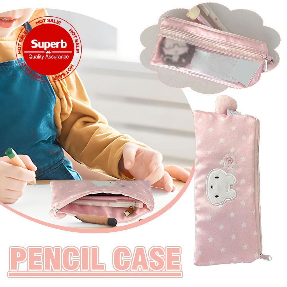 Star กล่องดินสอ Multi-layered ยางลบไม้บรรทัด Desktop เครื่องเขียนกระเป๋าเก็บสําหรับ E7q3