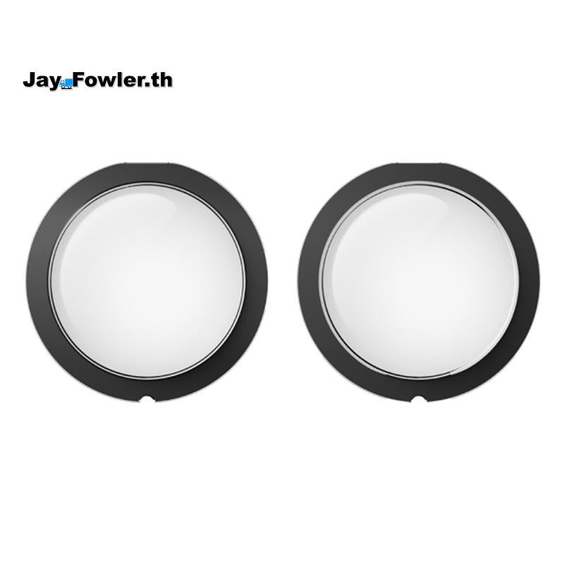 [Jay_Fowler]1คู่สีดําและโปร่งใสอะไหล่เปลี่ยนเลนส์ยามป้องกันเลนส์แบบพาโนรามากีฬาสําหรับ X3 Sticky