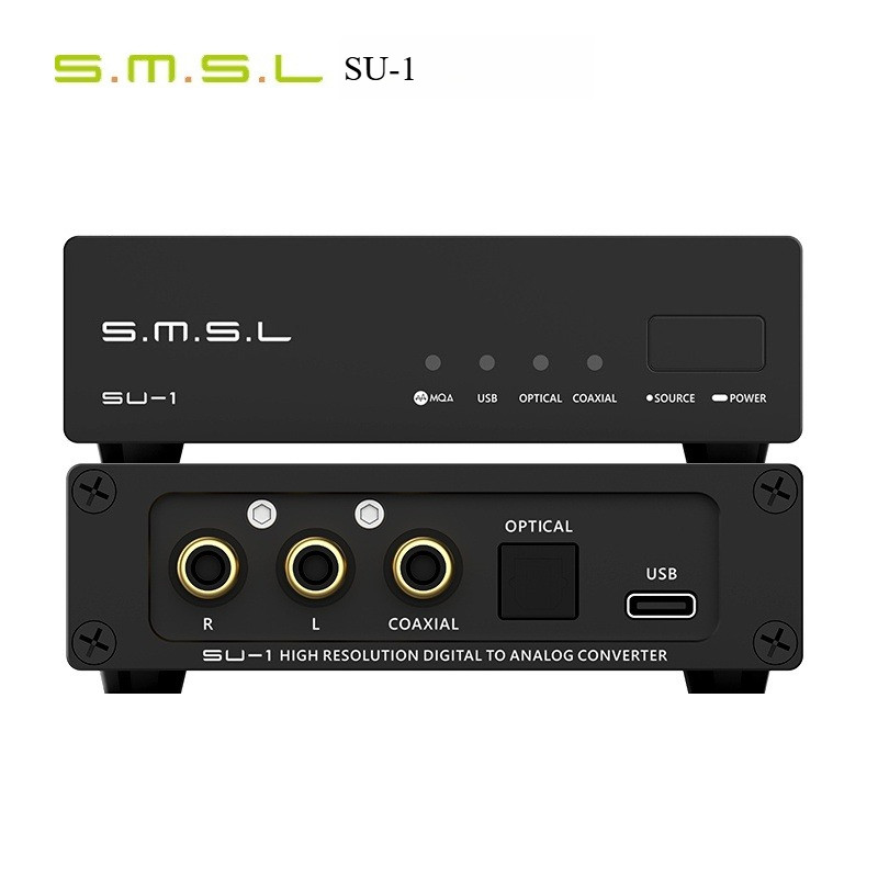 SMSL SU1 MQA เสียง DAC Hi-Res HIFI Mini Desktop ถอดรหัส MQA-CD DSD512 USB ใน Android WIN 10 11 SU-1
