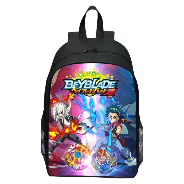 beyblade x takara tomy bayblade x 53 ซม. 3D กระเป๋านักเรียนเด็ก beyblade butrst beyblade กระเป๋าเป้ส