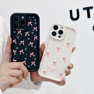 จัดส่งจากประเทศไทย โบว์จุดสีชมพูเต็มจอ for OPPO A7 A5s A12 A11K F11 Pro A3s A12E