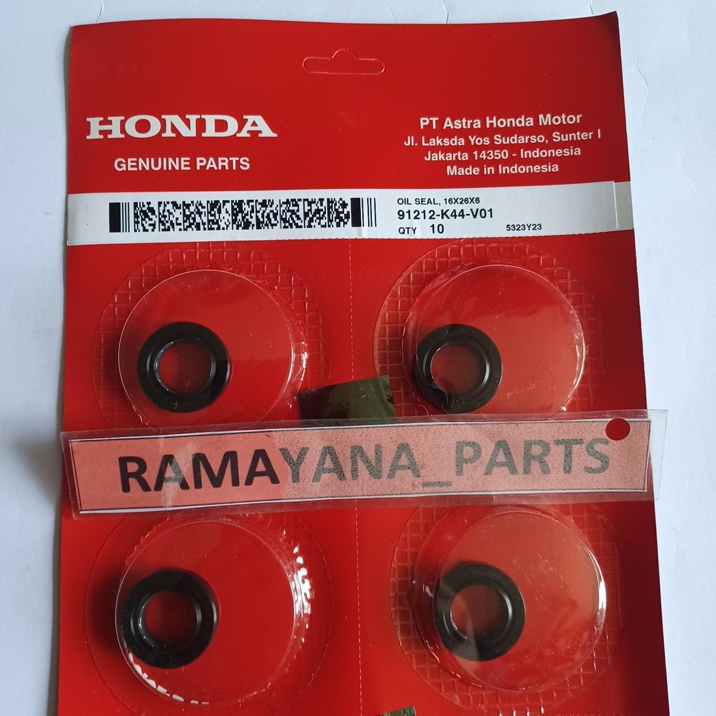 ซีลน้ํามัน 16X26X6 ซีลข้อเหวี่ยง 912K44V01