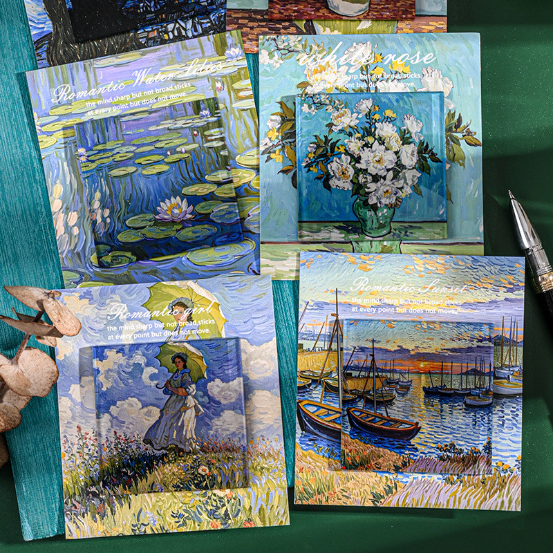 สร้างสรรค์อะคริลิคแม่เหล็กติดตู้เย็นชุดภาพวาดสีน้ํามันงานศิลปะสติกเกอร์แม่เหล็กสําหรับตกแต่งบ้าน