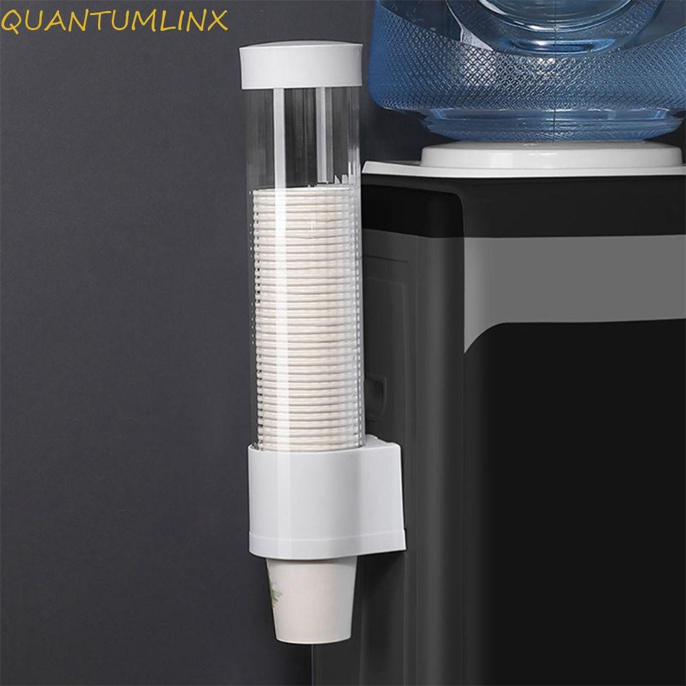 QUANTUML ที่วางแก้วติดผนังสําหรับโฮมออฟฟิศกรวยพลาสติกหรือถ้วยก้นแบนถ้วยกระดาษแบบใช้แล้วทิ้งถ้วย Remover