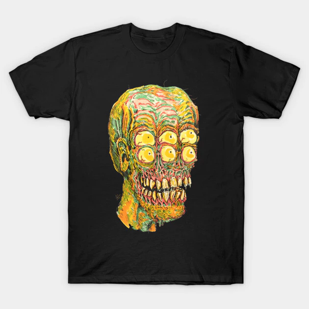 เสื้อยืด Vintage Six Eyed Weirdo Cotton 100% - รูปที่ 1