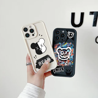 จัดส่งจากประเทศไทย ลายหมีขาวดำ for Samsung A55 5G A54 5G A53 5G A15(4G 5G)