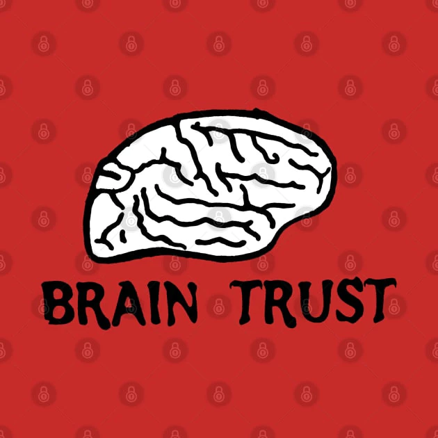 เสื้อยืด Vintage Brain Trust แขนสั้น Cotton 100% Cotton thumbnail 9