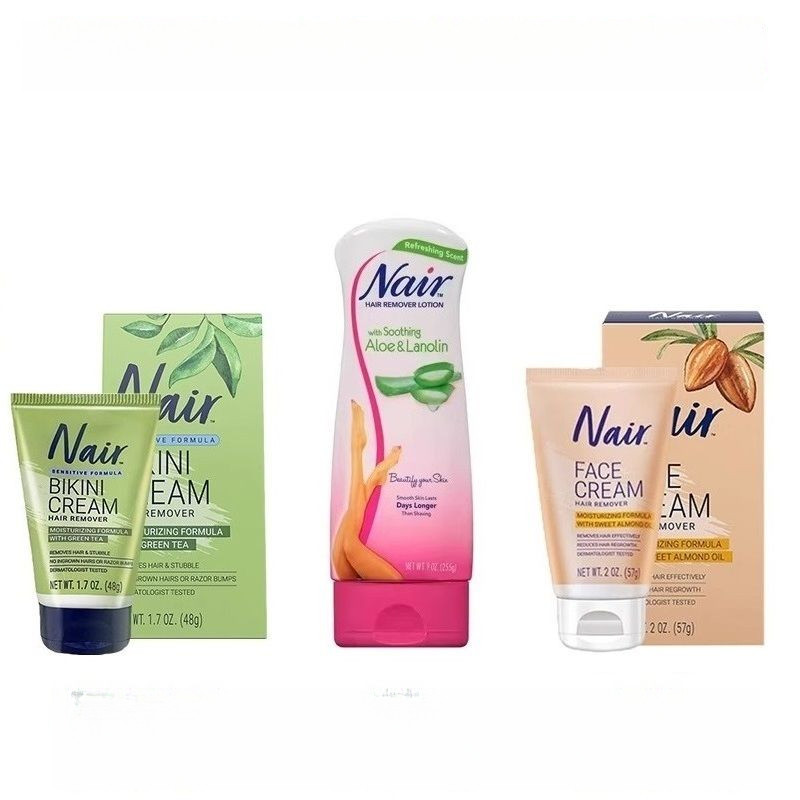 American Nair Lip and Face Hair Removal Cream, Smooth and Moisturizing, Leaves No Dark Spots, Remove