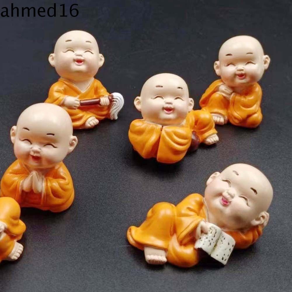 อาเมด พระพุทธรูปเครื่องประดับ, ทําเอง น่ารักมินิพระพุทธรูปหุ่น,พระพุทธรูปงานฝีมือหลายรูปแบบประณีตเรซิ่นพระขนาดเล็กประติมากรรมบ้านสก์ท็อปตกแ