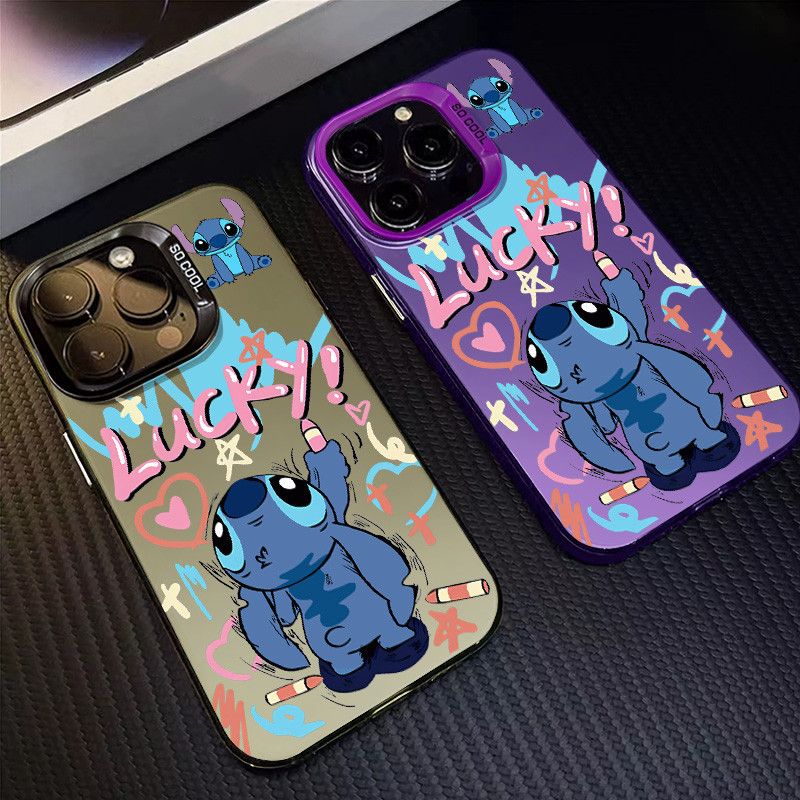 สนุกเขียนstitchเคสโทรศัพท์เข้ากันได้สําหรับiphone 15 14 13 12 11 Pro Max Xr X Xs Max 14 15 Plus 7/8 Plus Se2020 กระจกอิสระกรอบSuper Coolเคสโทรศัพท์