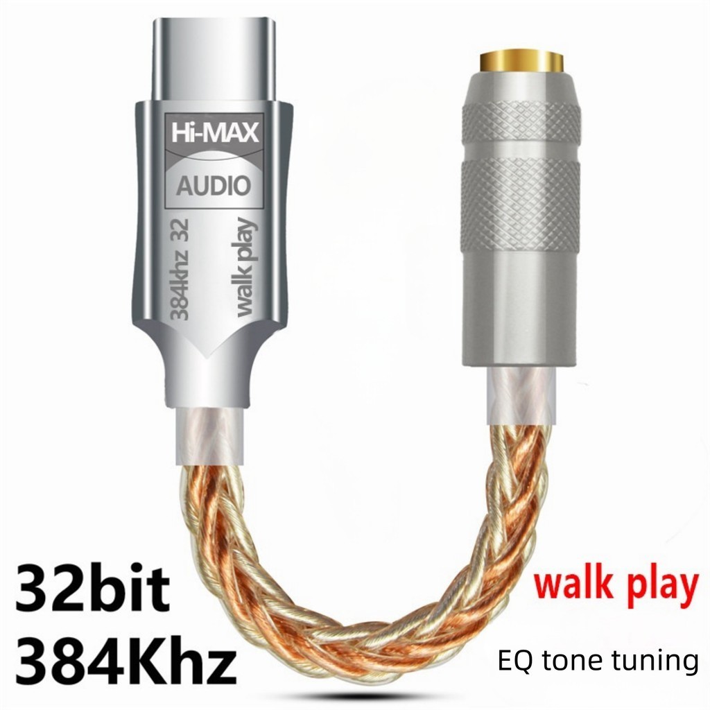 Usb ประเภท c ถึง 3.5 มม.DAC Dongle รองรับ EQ cx pro HiFi แบบพกพาดิจิตอลถอดรหัสเสียง amp dac type-c m