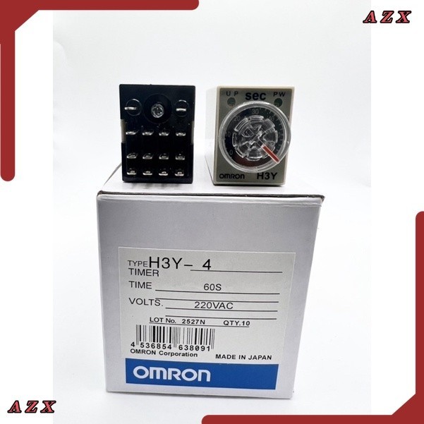 ใน กทม Timer H3Y2 H3Y4 h3y-4 h3y-2 (ราคาไม่รวมซ็อกเก็ต ขา) 12vdc 24vdc 220vac 5s 10s 30s 5m 10m 30m 