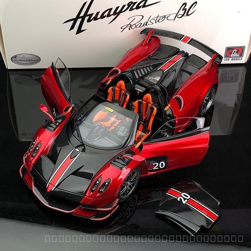 1:18 Pagani Huayira BC Alloy Sports Diecast Metal Racing Car Vehicles Model Collection Sound Light จ