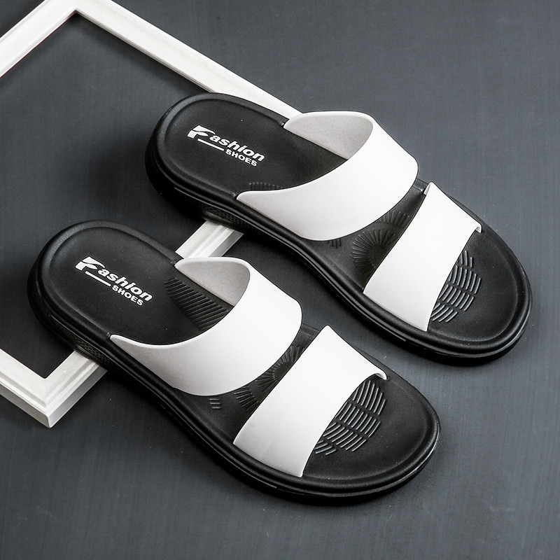 38-45 Beach Flip-Flops เทรนด์แฟชั่นสบายๆกีฬาสบาย Anti-Slip Outing Sand