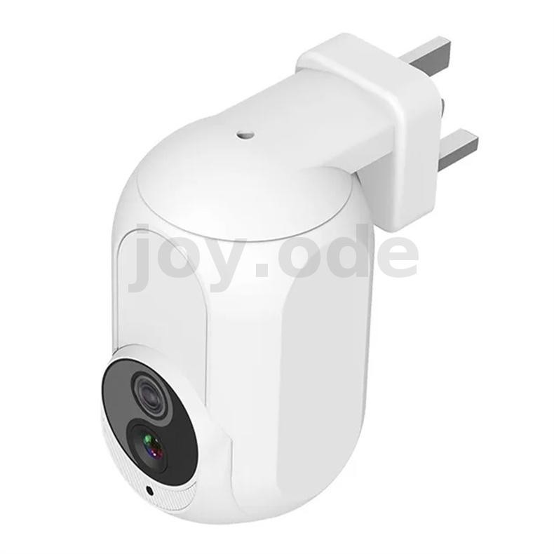 K7 Tuya ปลั๊กติดผนังกล้อง Wifi 360° 1080p มินิเฝ้าระวัง Home Security Protection Night Vision หลอดไฟ LED กล้อง IP EU Plug