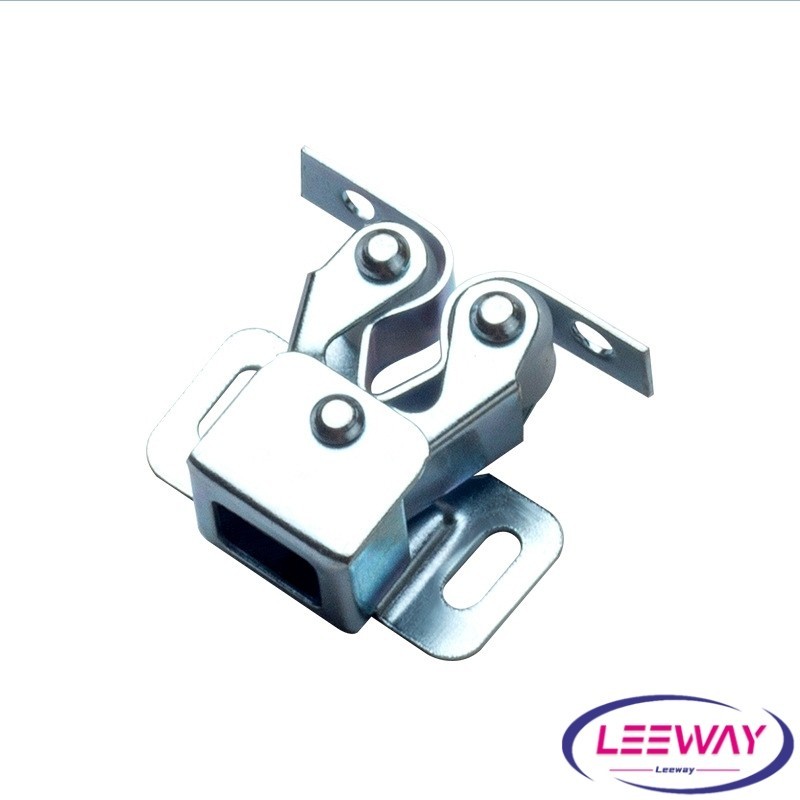 Leeway【มีสินค้าในสต๊อก】 กลอนล็อคประตูตู้ ลูกกลิ้งคู่ อุปกรณ์สลักสลักฮาร์ดแวร์ ตัวล็อกล้อเลื่อน cabinet lock ราคา ถูกที่สุด ดีลบีเคเค แกลเลอรีภาพที่ 9