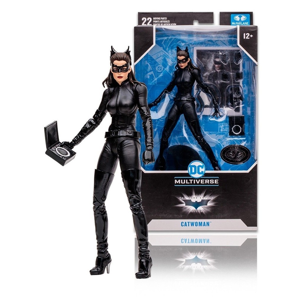 Spot Speed # [ของแท้] McFarlane Night Knight Catwoman Anne Hathaway 7นิ้ว1/12เคลื่อนย้ายได้