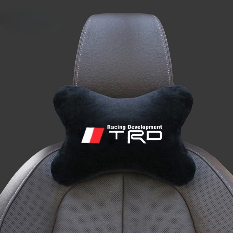 GTIOATO TRD รถที่นั่งคอหมอนที่นั่งอัตโนมัติหัวคอ Rest เบาะ Headrest อุปกรณ์ตกแต่งภายในสําหรับ Toyota